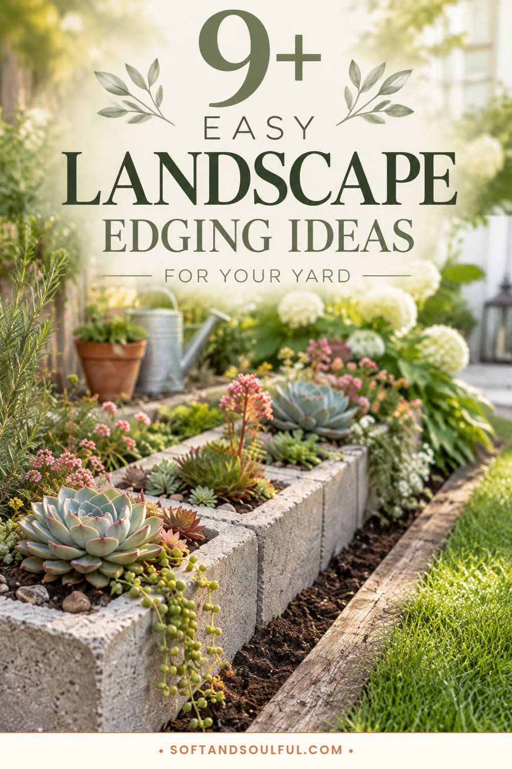 9+ Easy Landscape Edging Ideas for Your Yard