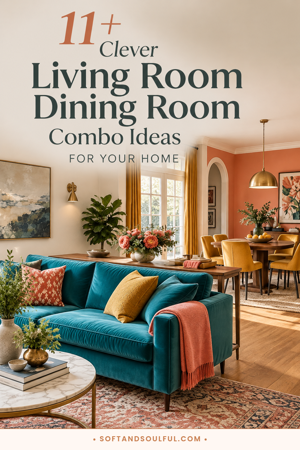 11+ Clever Living Room Dining Room Combo Ideas for Your Home