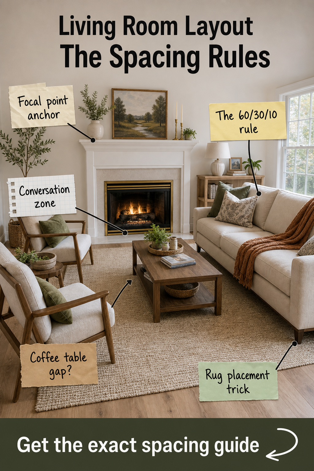 Living Room Layout Rules: The Exact Spacing Guide You Need