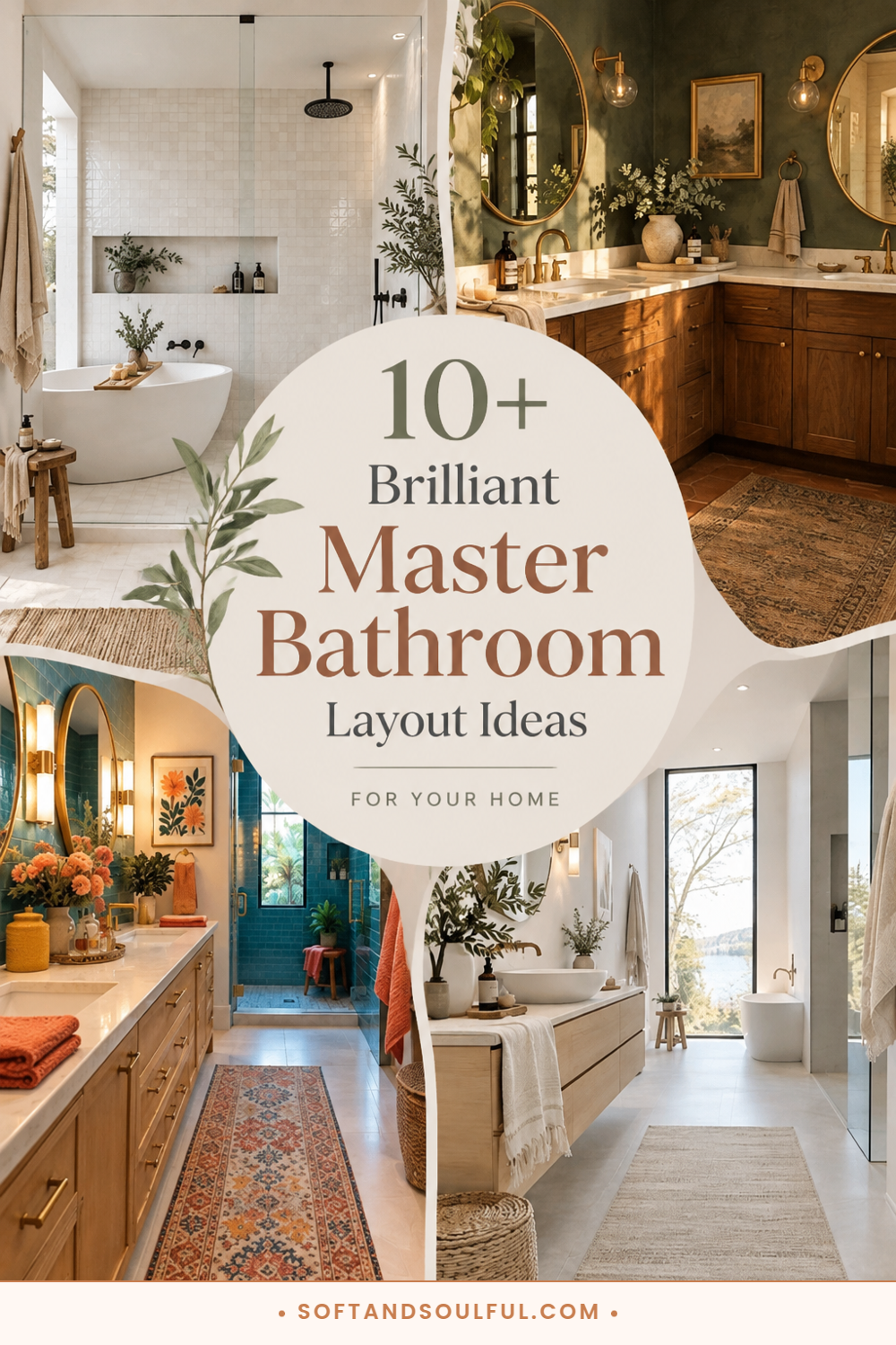10+ Brilliant Master Bathroom Layout Ideas for Your Home