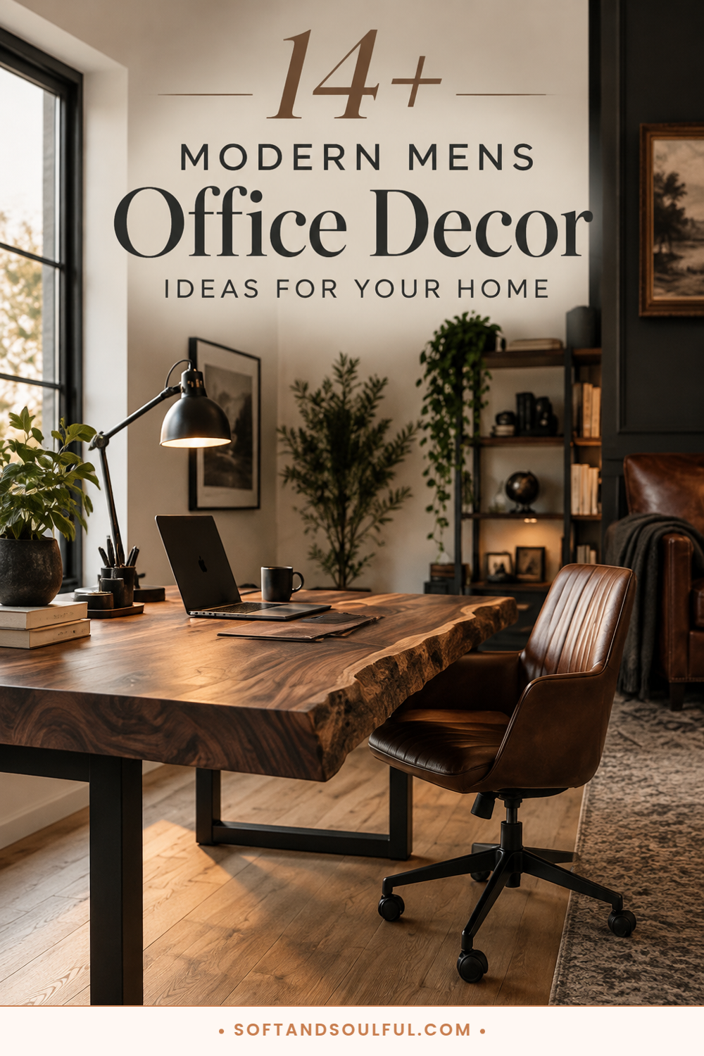 14+ Modern Mens Office Decor Ideas for Your Home