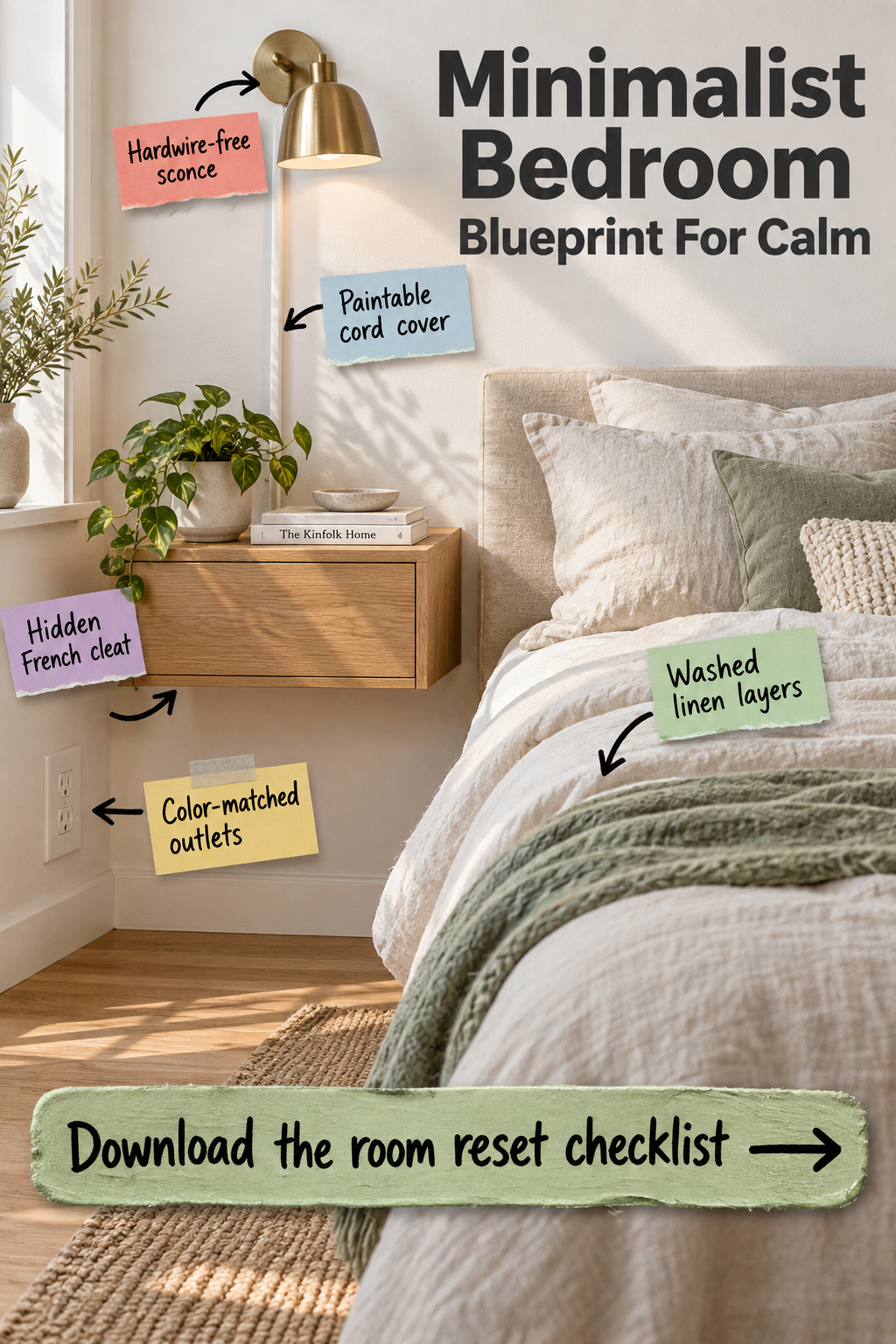 Minimalist Bedroom Blueprint: Your Room Reset Checklist