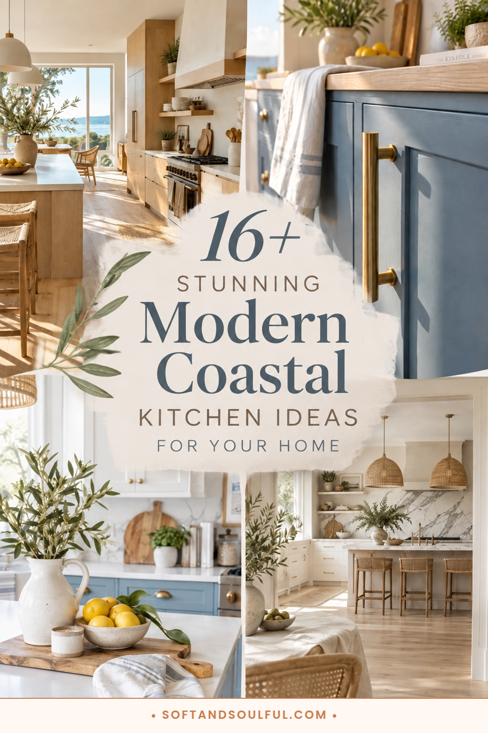 16+ Stunning Modern Coastal Kitchen Ideas for Your Home
