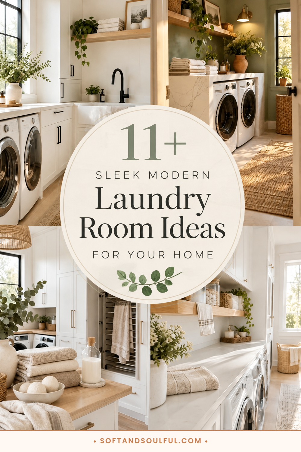 11+ Sleek Modern Laundry Room Ideas for Your Home
