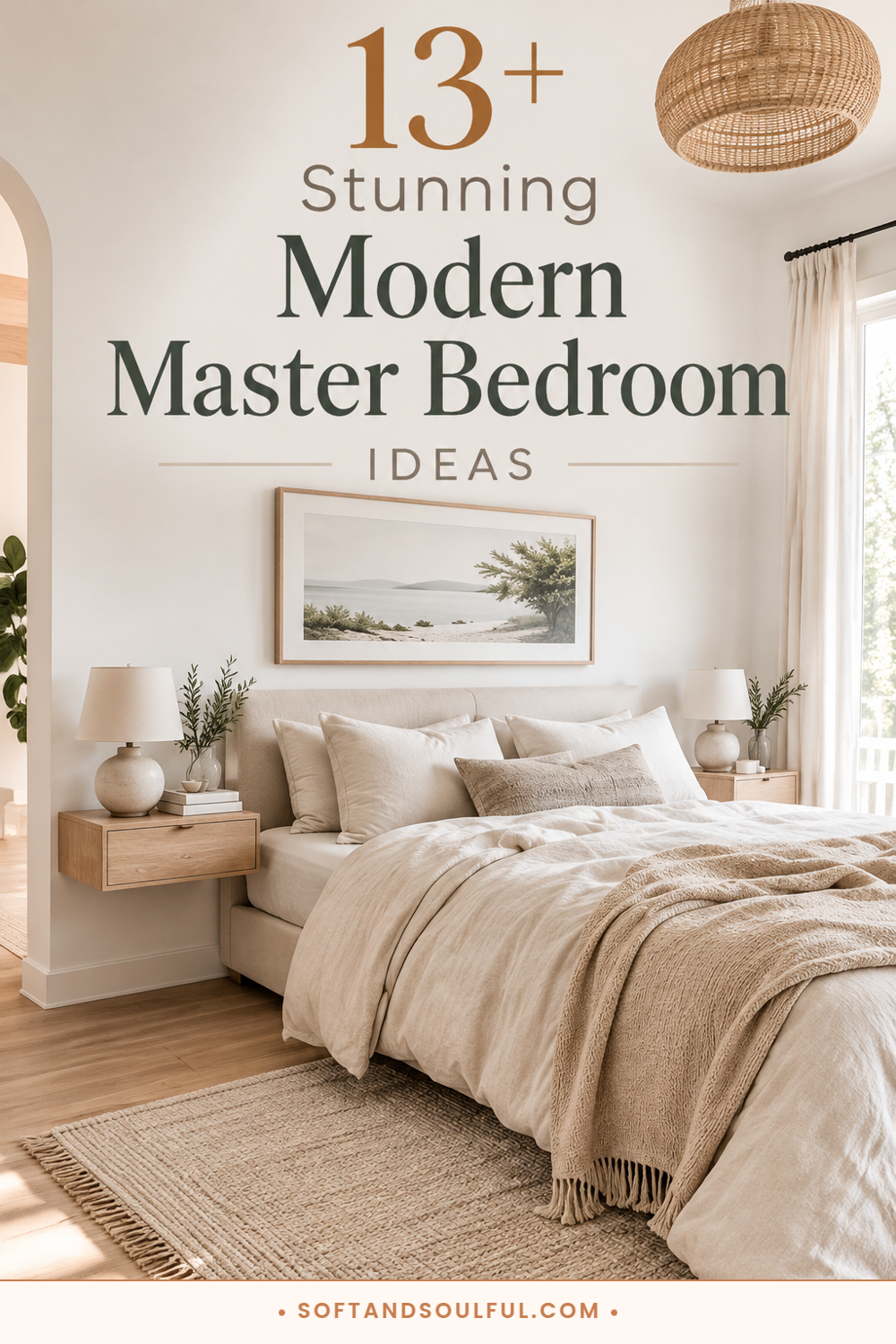 13+ Stunning Modern Master Bedroom Ideas