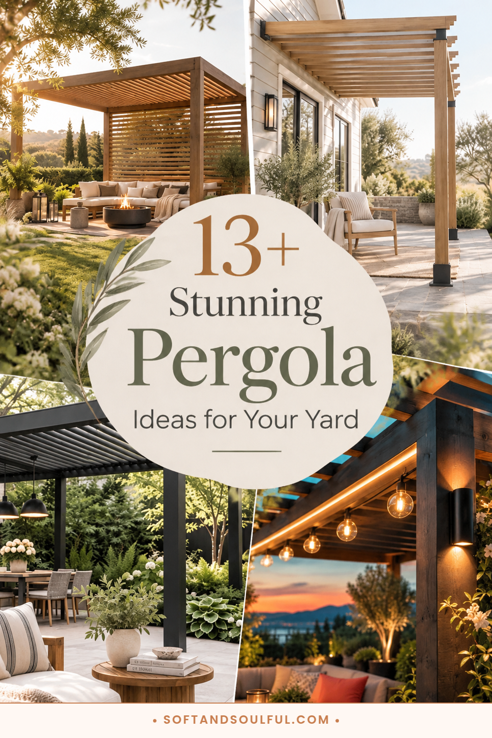 13+ Stunning Modern Pergola Ideas for Your Yard