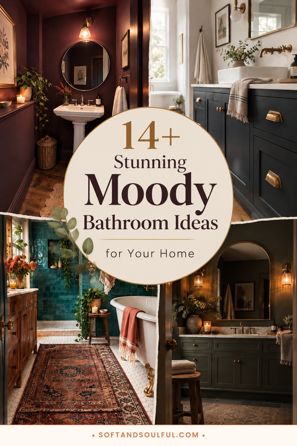 14+ Stunning Moody Bathroom Ideas for Your Home