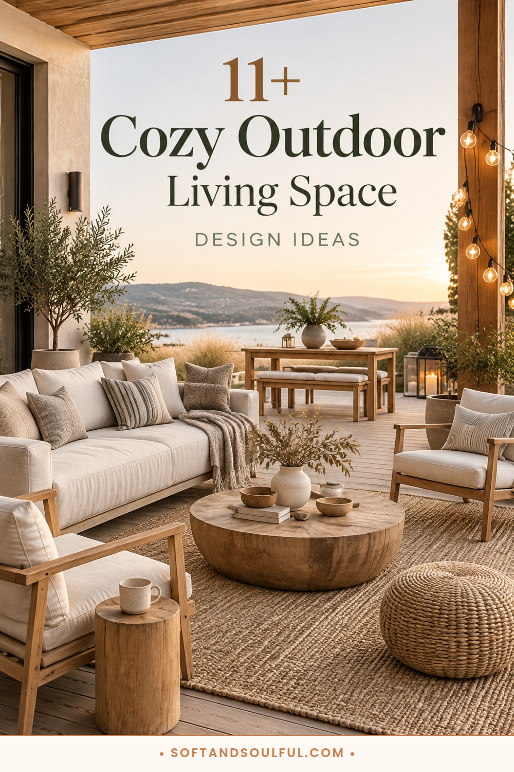 11+ Cozy Outdoor Living Space Design Ideas