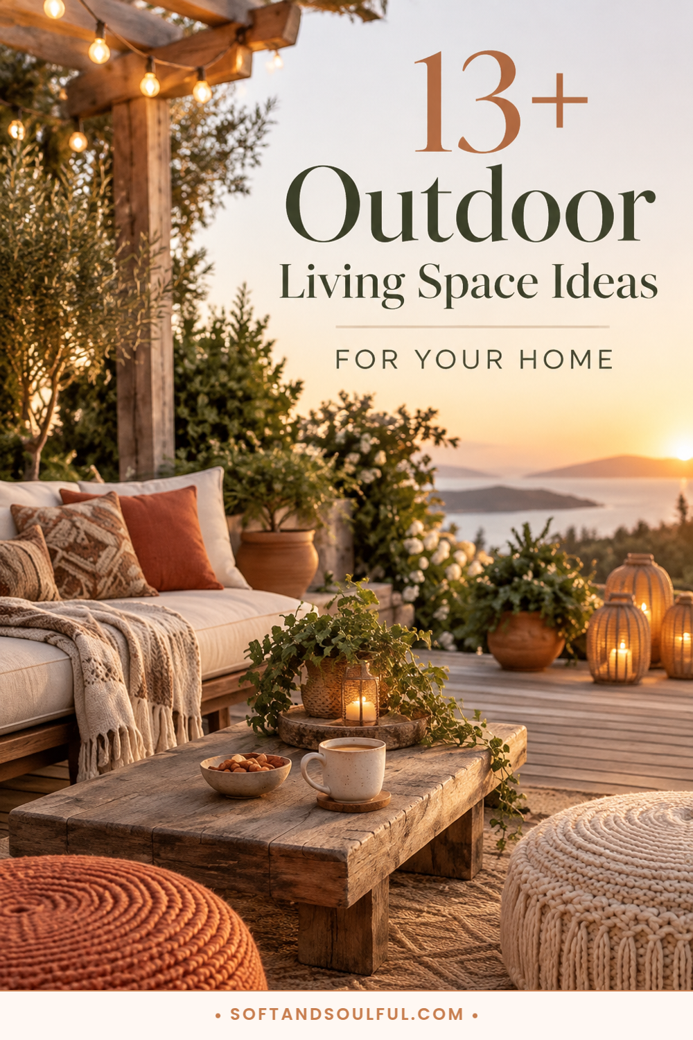 13+ Cozy Outdoor Living Space Ideas for Your Home