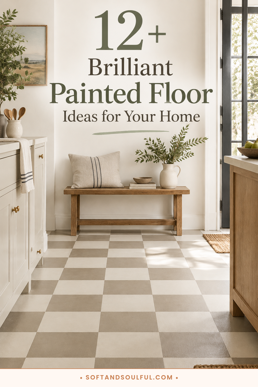 12+ Brilliant Painted Floor Ideas for Your Home