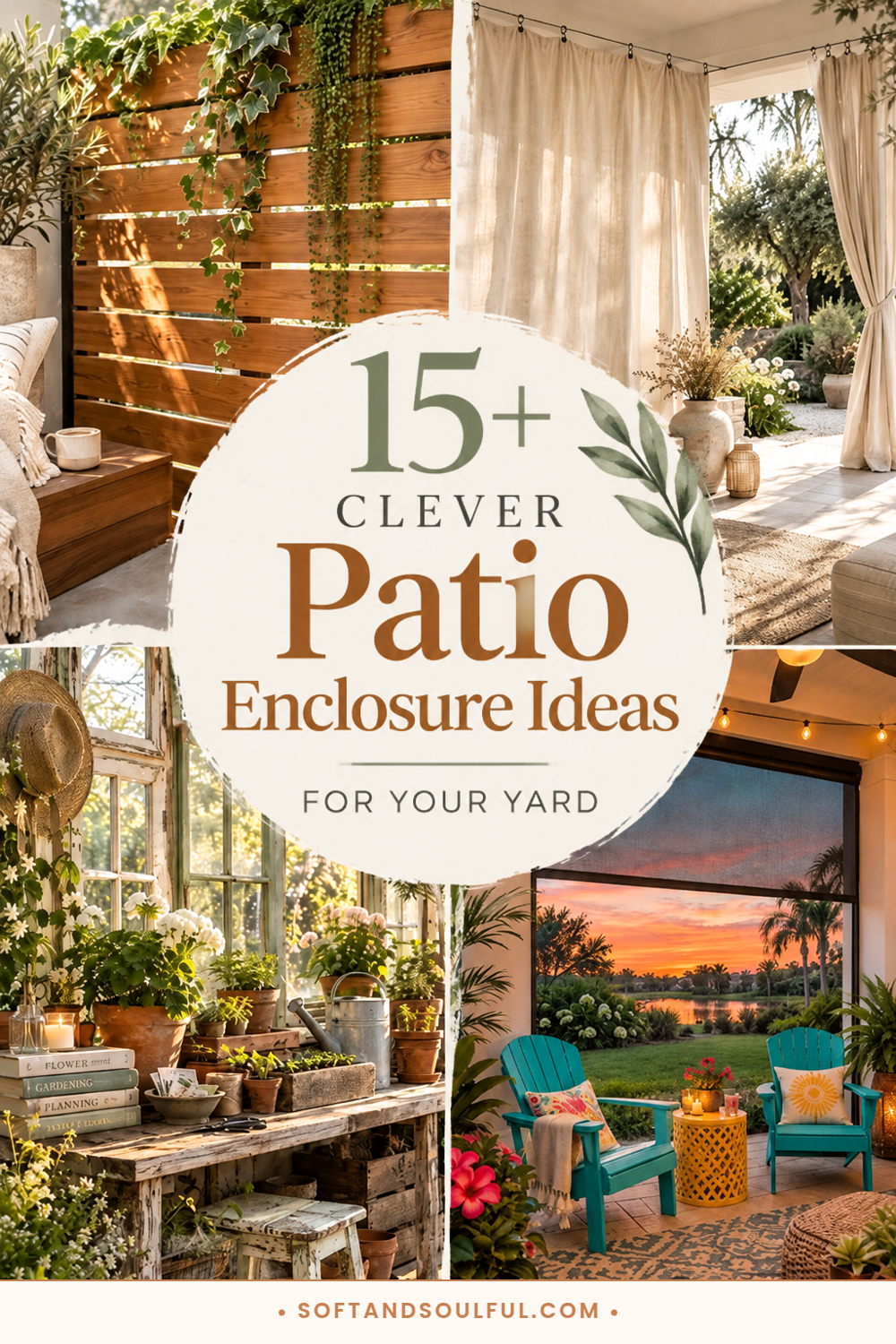 15+ Clever Patio Enclosure Ideas for Your Yard