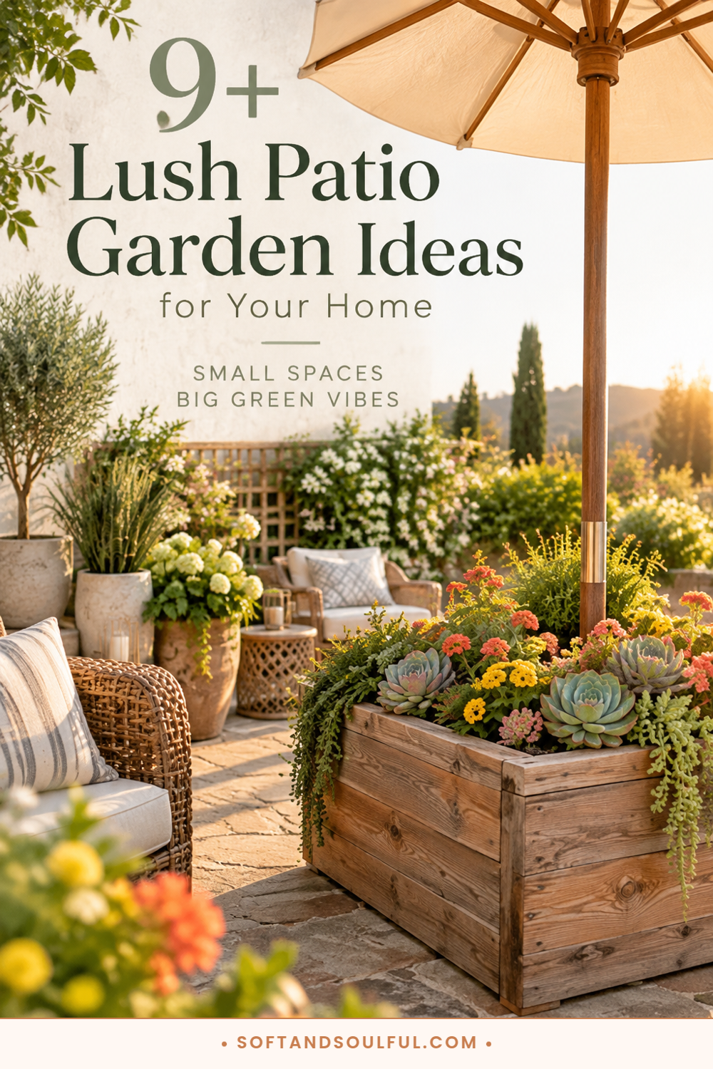 9+ Lush Patio Garden Ideas for Your Home