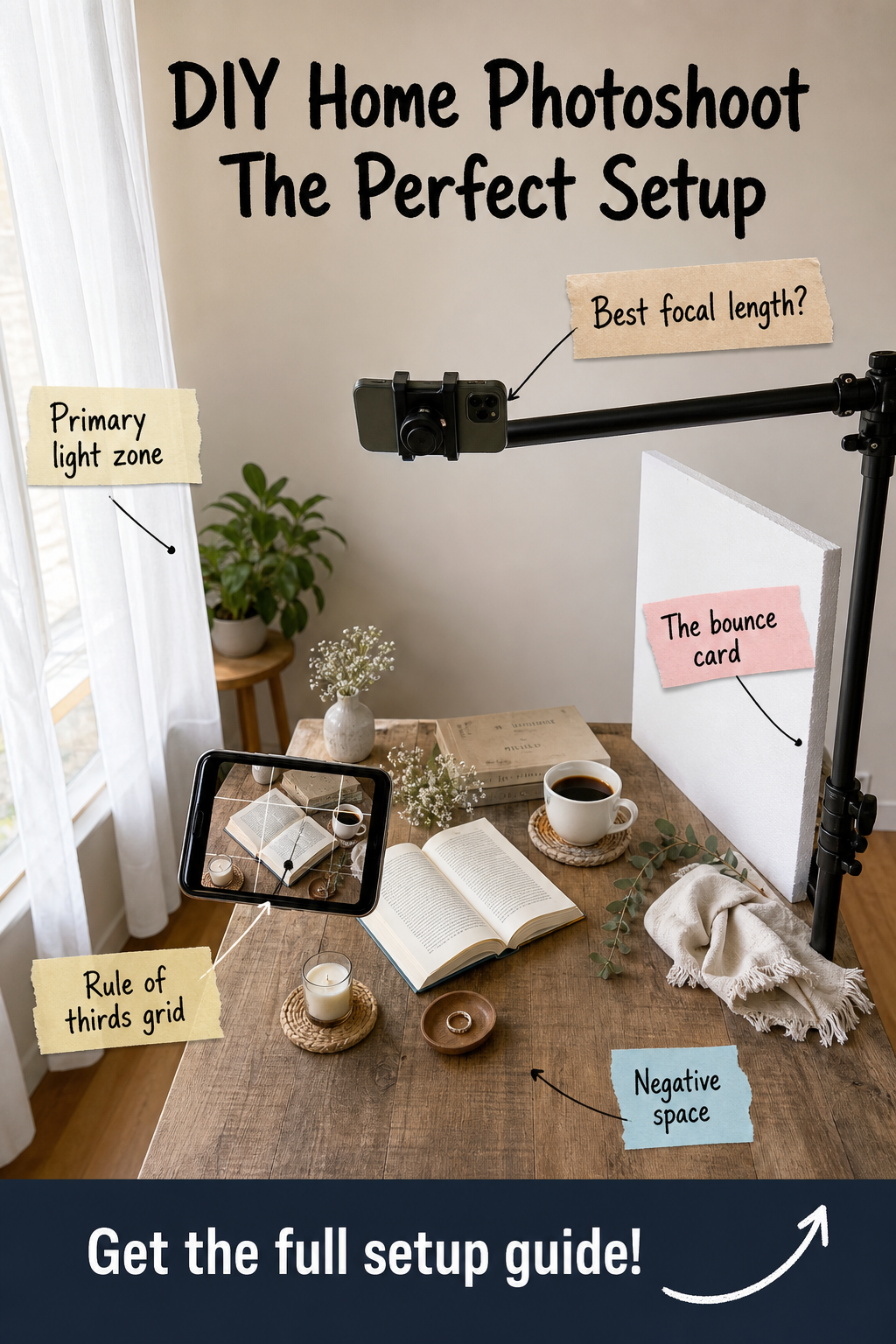 DIY Home Photoshoot: The Complete Setup Guide & Checklist
