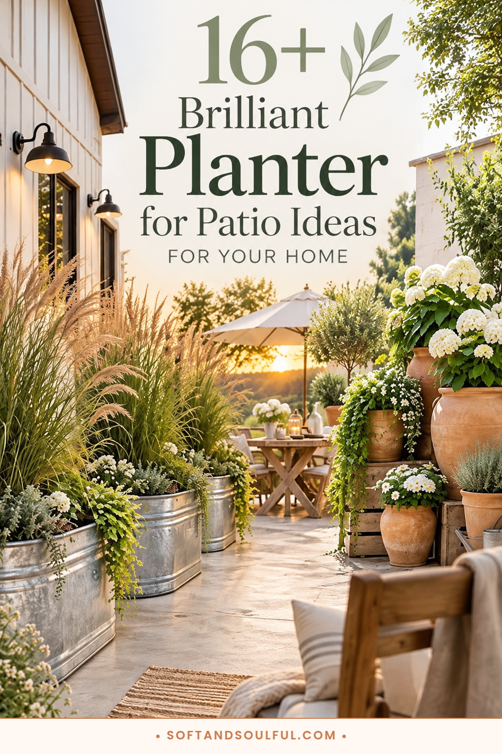 16+ Brilliant Planter for Patio Ideas for Your Home