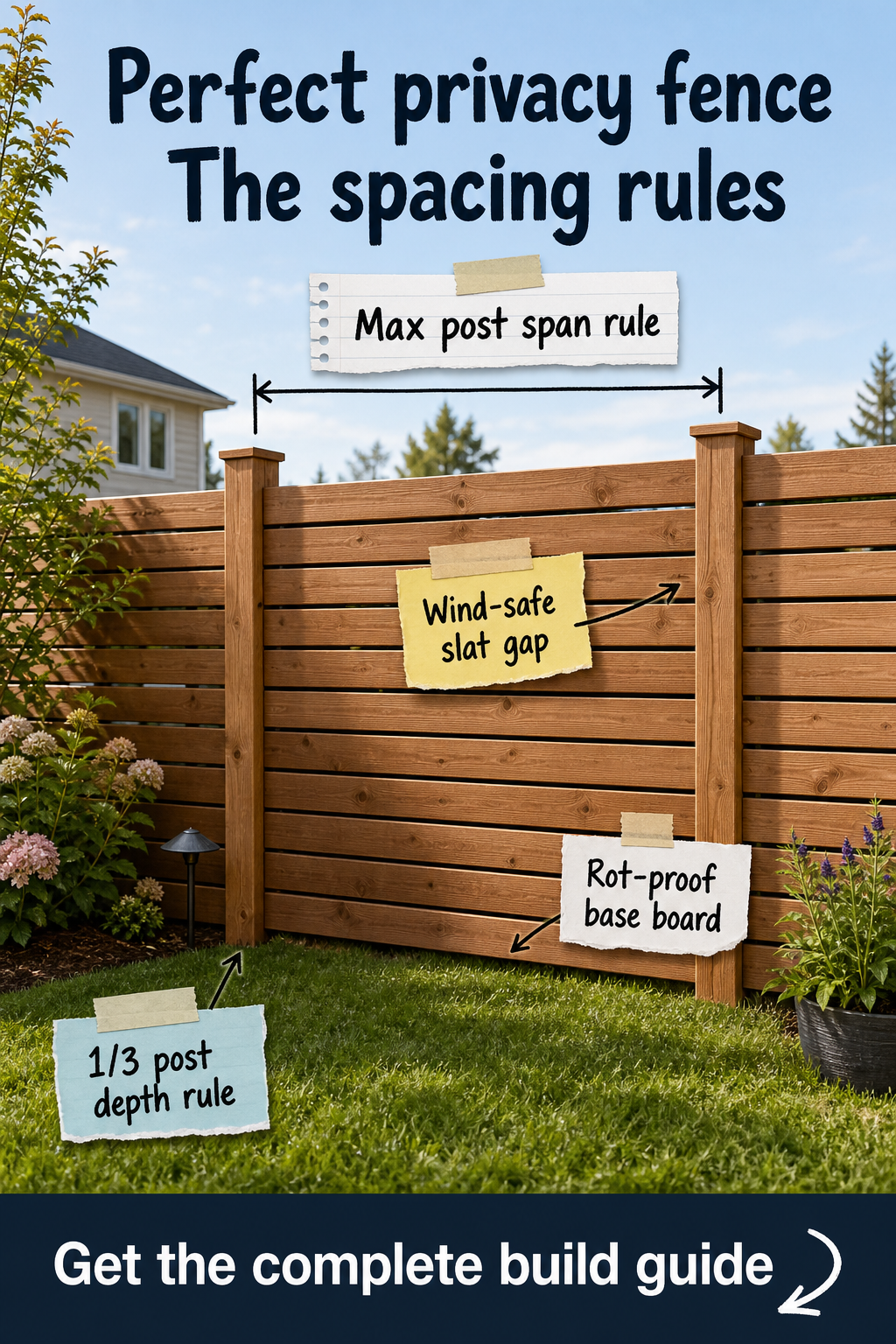 Horizontal Privacy Fence: The Complete Build & Spacing Guide