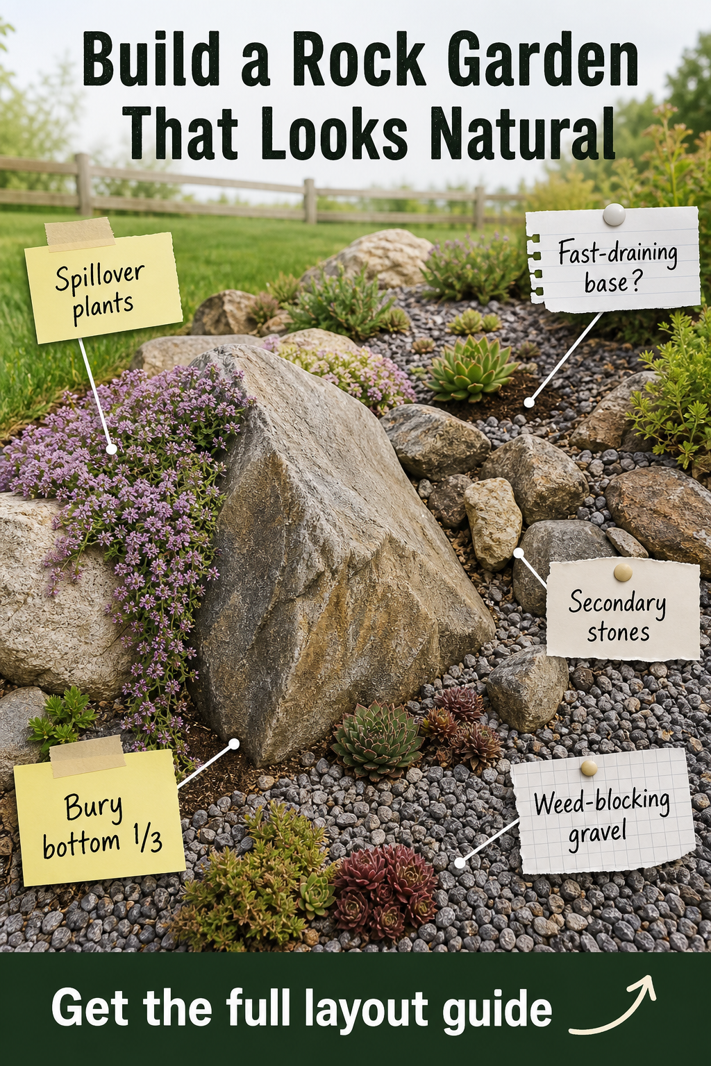 How to Build a Natural Rock Garden: Layout & Soil Guide