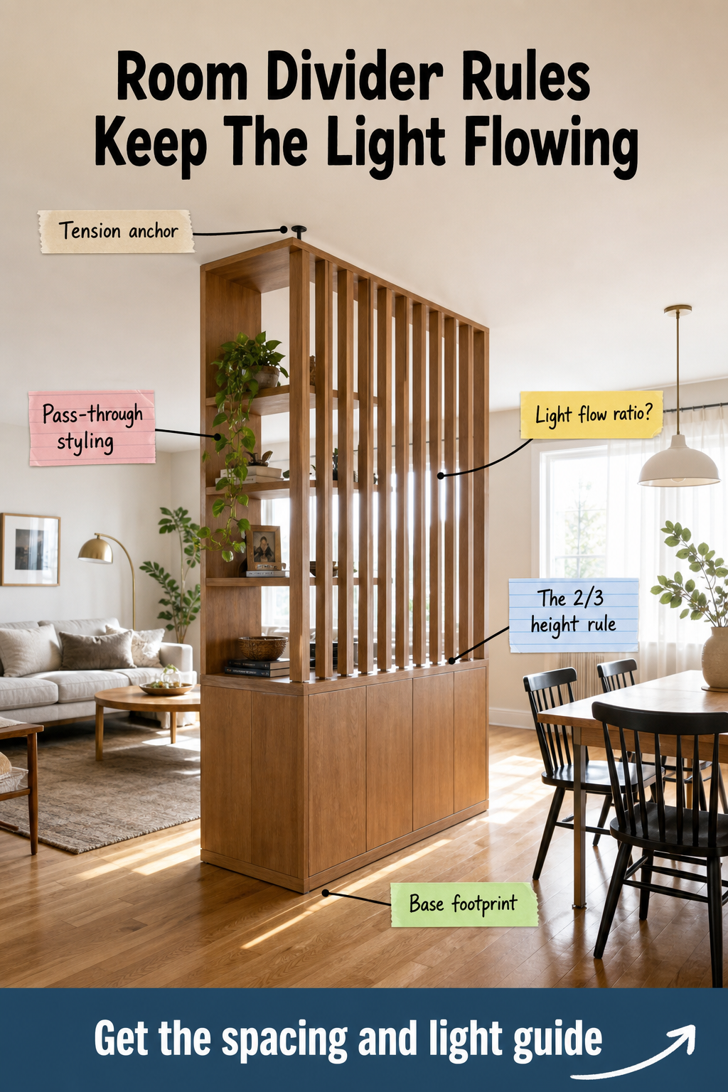 Room Divider Rules: The Complete Spacing and Light Guide