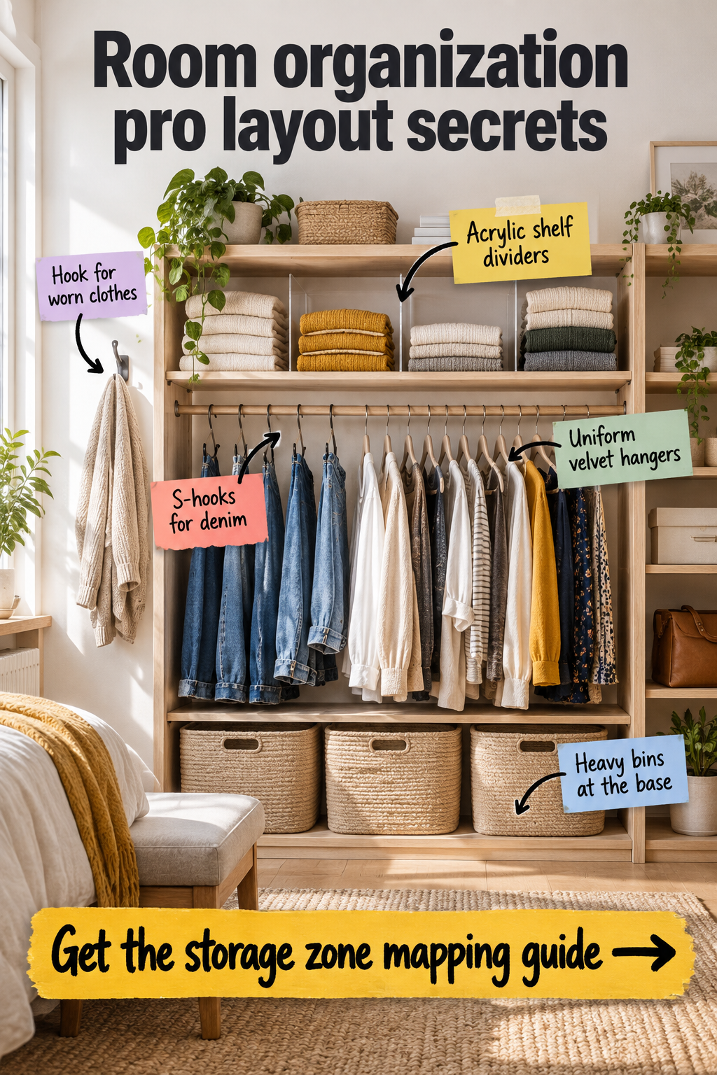 Pro Room Organization Layouts: Storage Zone Mapping Guide