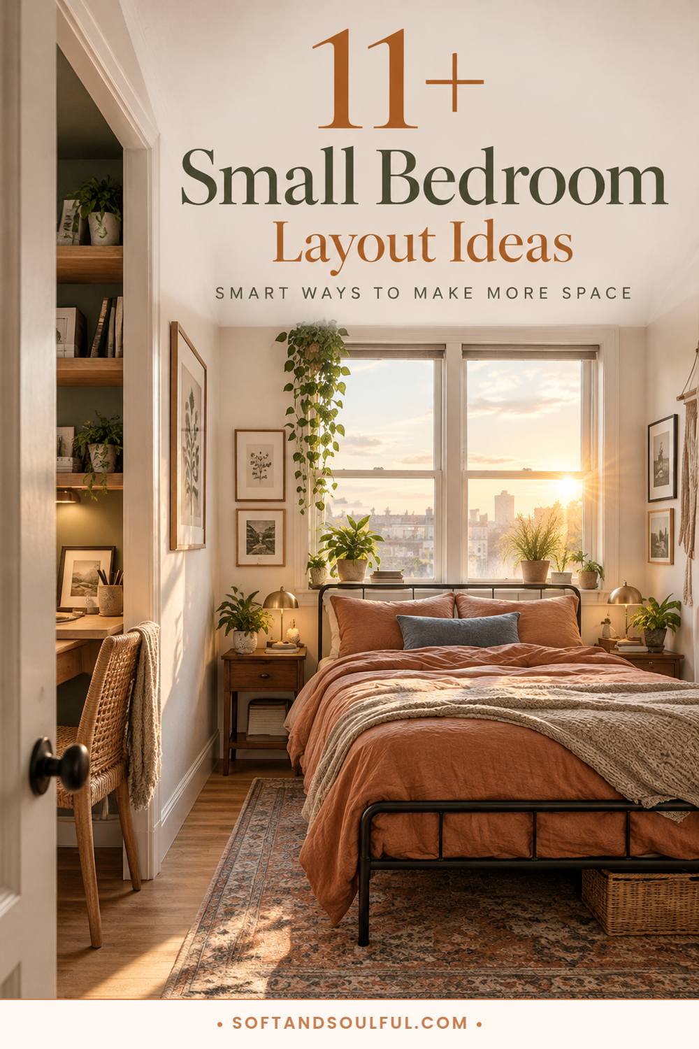 11+ Brilliant Small Bedroom Layout Ideas