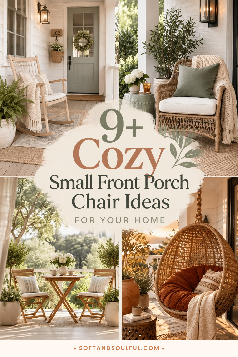 9+ Cozy Small Front Porch Chair Ideas for Your Home