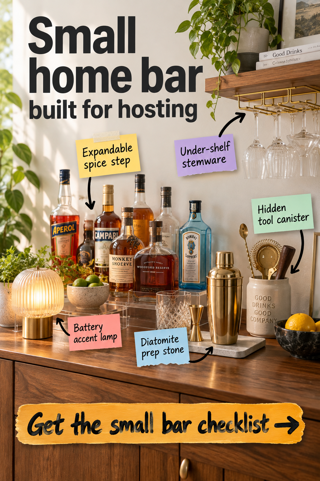 Small Home Bar Setup Ideas: The Essential Hosting Checklist