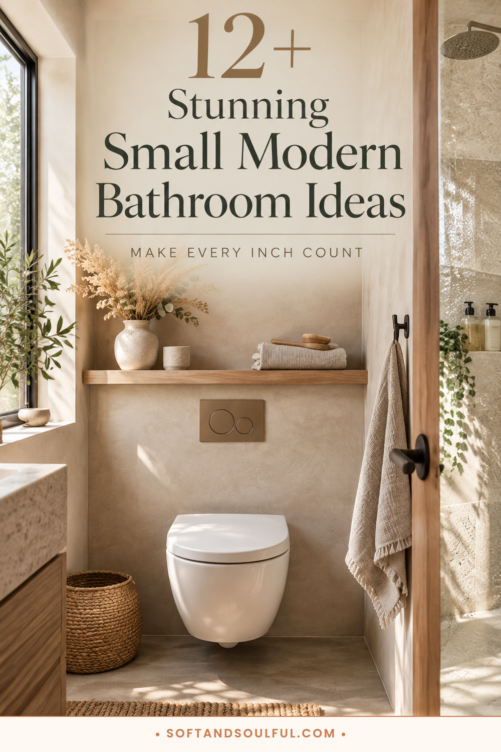 12+ Stunning Small Modern Bathroom Ideas