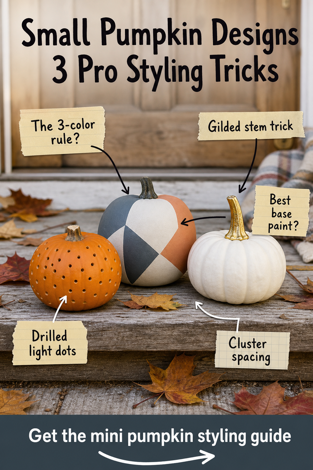 Mini Pumpkin Styling Guide: 3 Pro Tricks for a Flawless Trio
