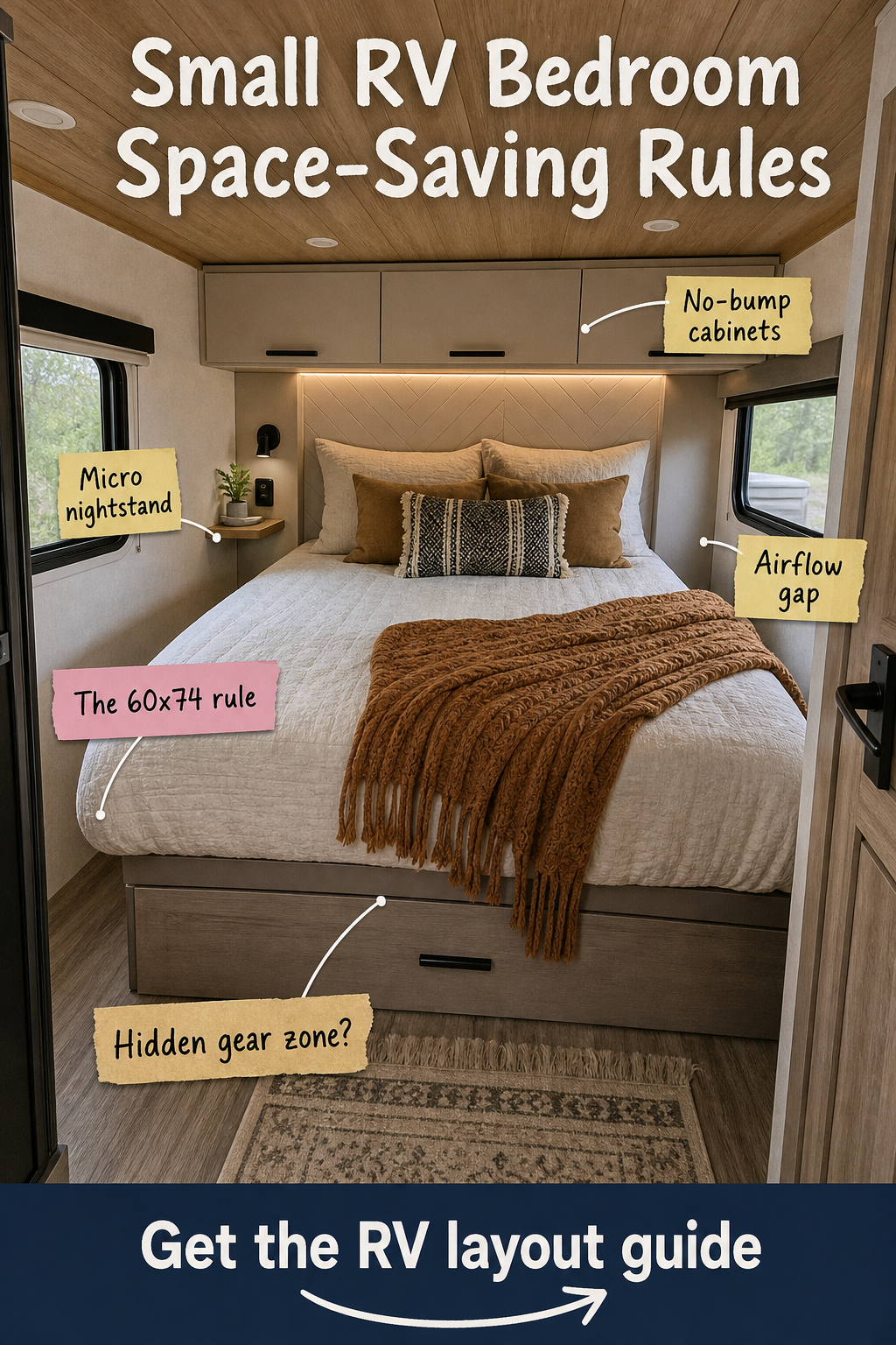 Small RV Bedroom Layout Guide: Space-Saving Rules & Measurements