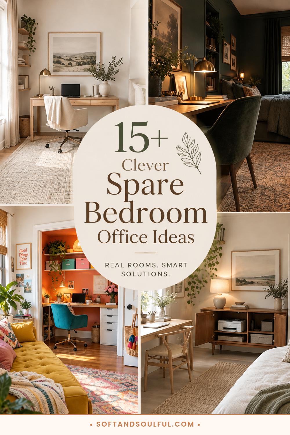 15+ Clever Spare Bedroom Office Ideas for Your Home