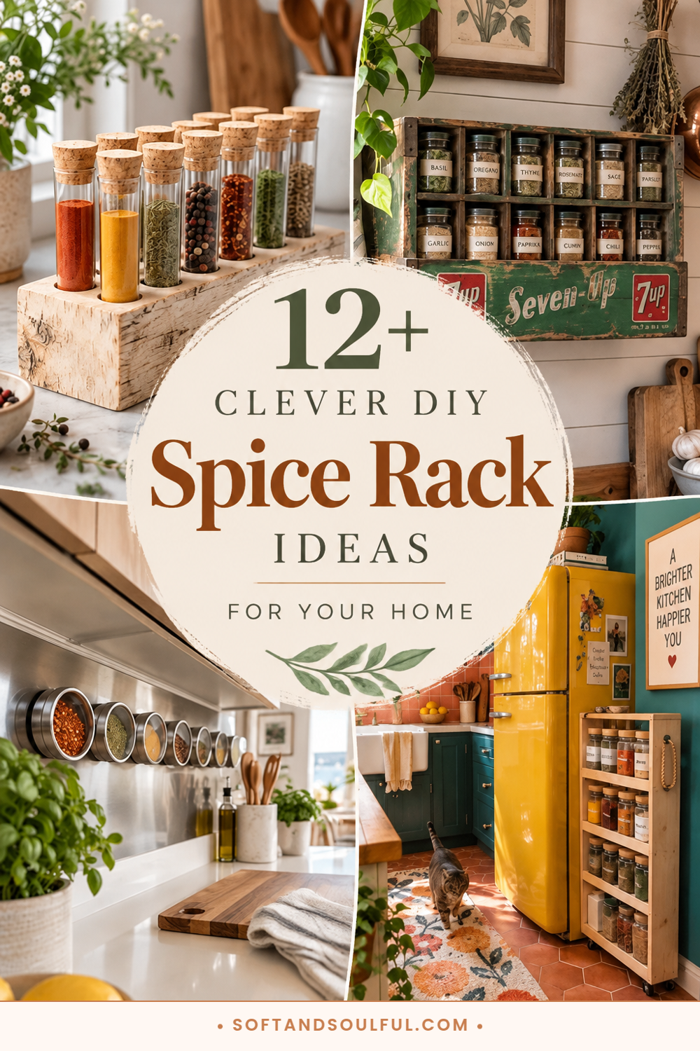 12+ Clever DIY Spice Rack Ideas for Your Home