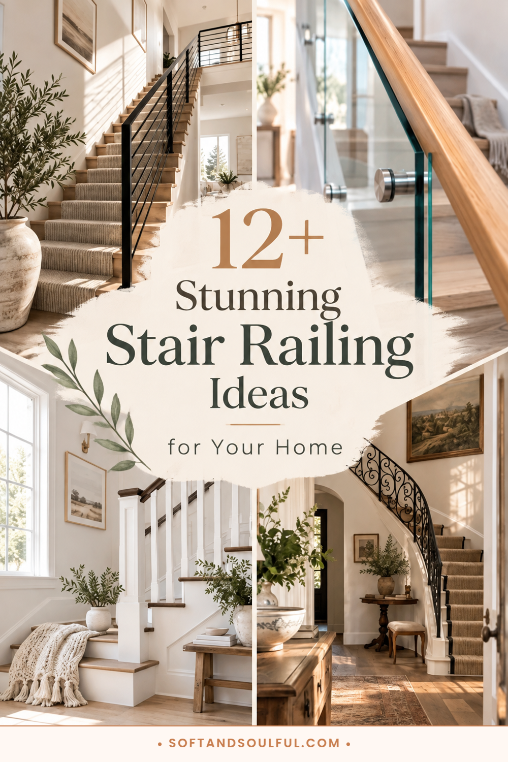12+ Stunning Stair Railing Ideas for Your Home