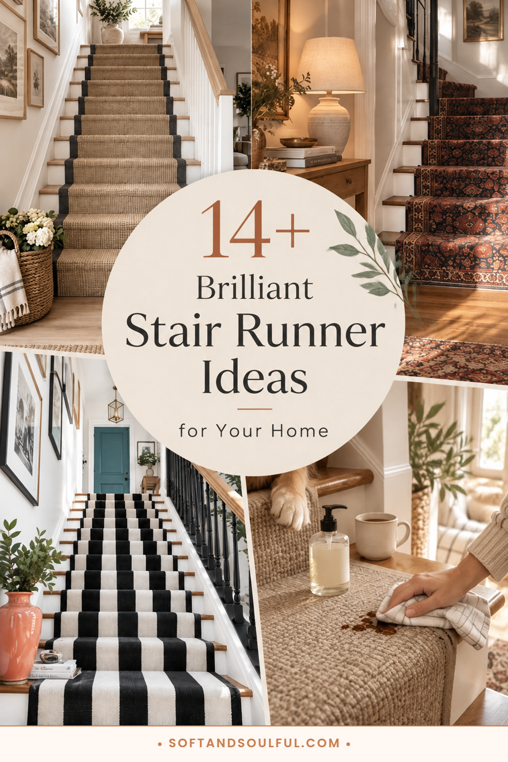 14+ Brilliant Stair Runner Ideas for Your Home