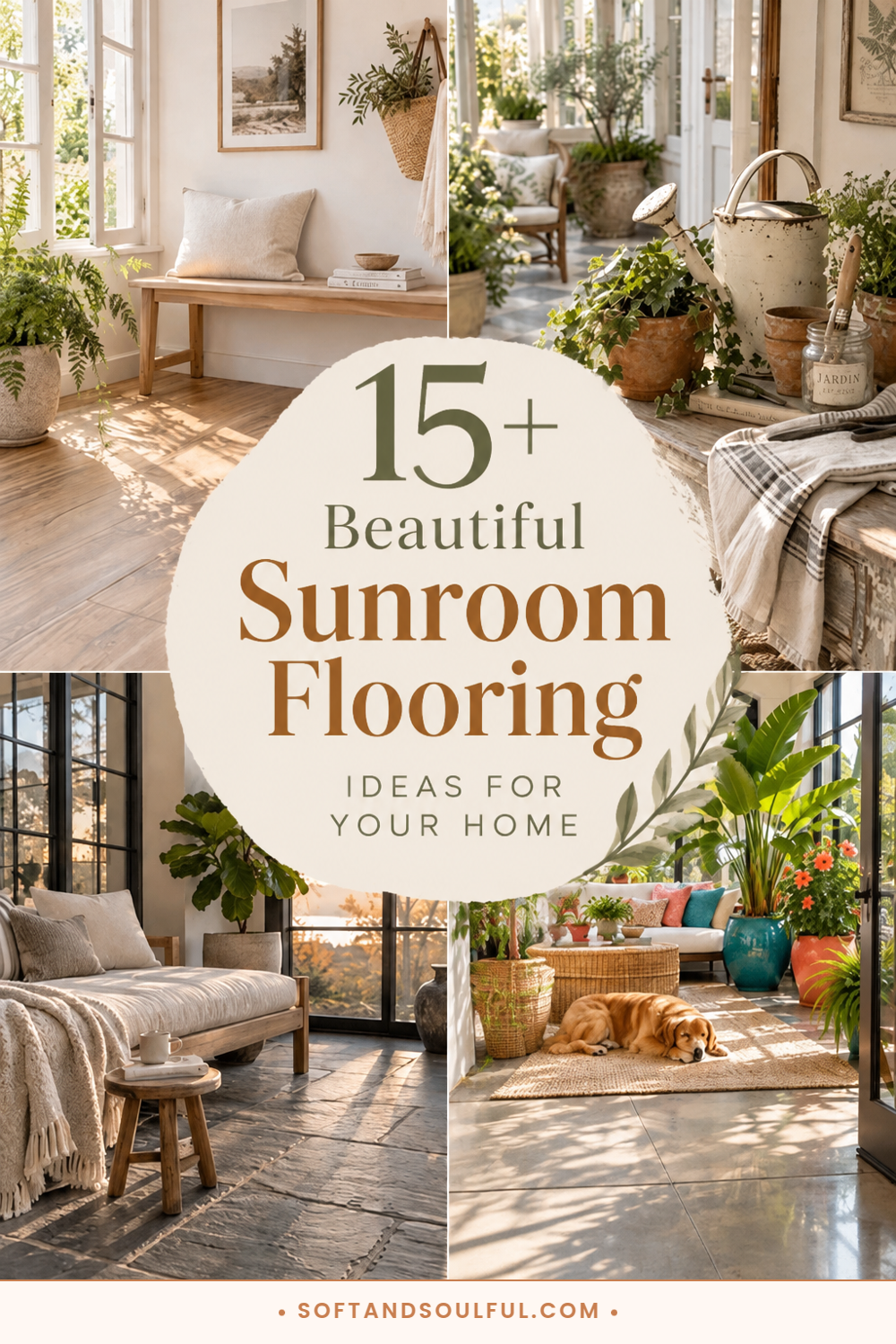 15+ Beautiful Sunroom Flooring Ideas for Your Home