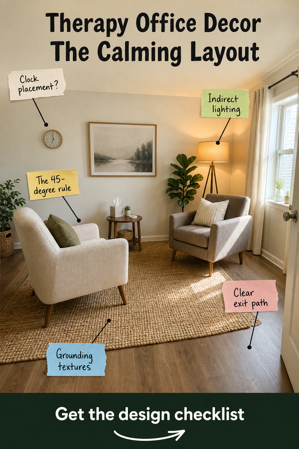 Therapy Office Decor: The Trauma-Informed Design Checklist