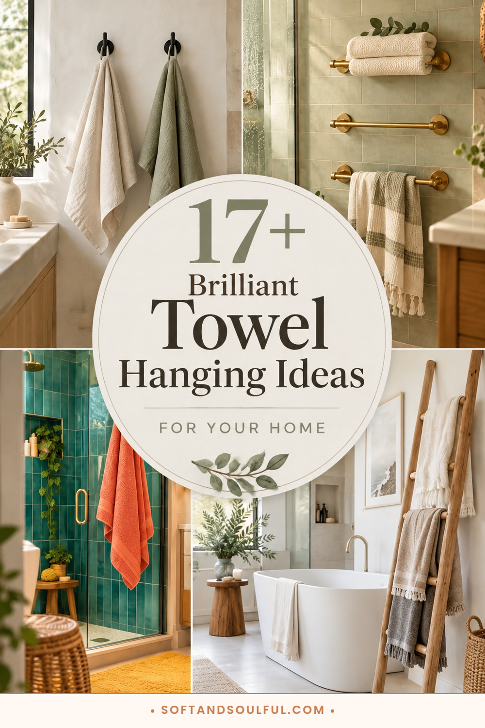 17+ Brilliant Towel Hanging Ideas for Your Home