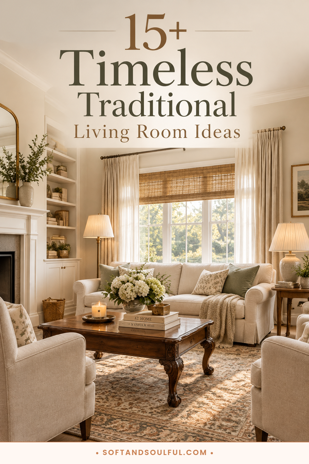 15+ Timeless Traditional Living Room Ideas