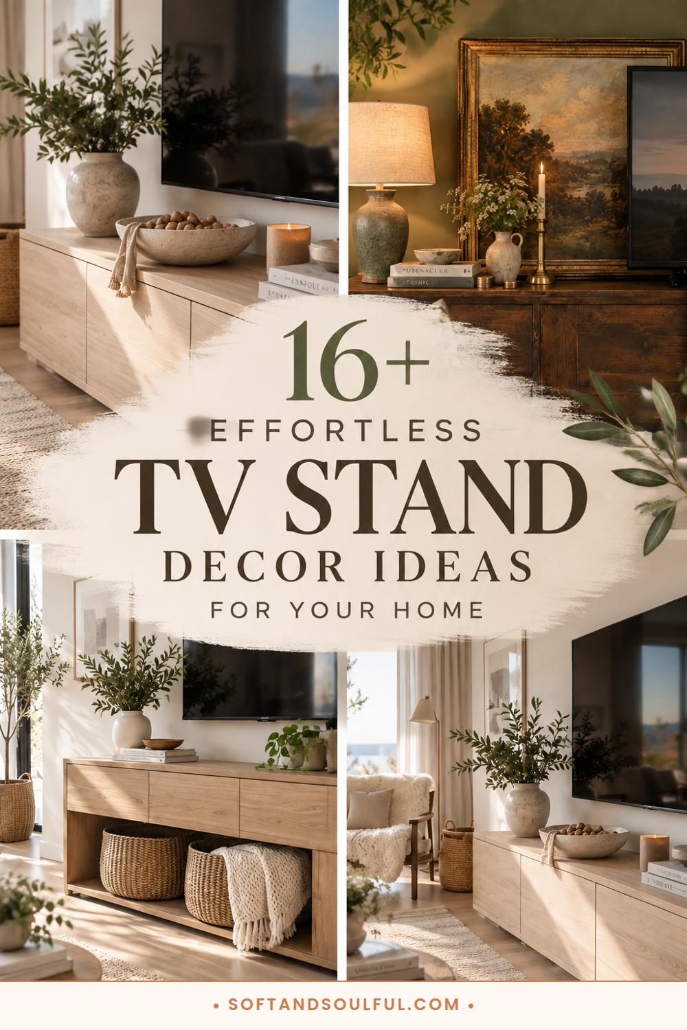 16+ Effortless TV Stand Decor Ideas for Your Home