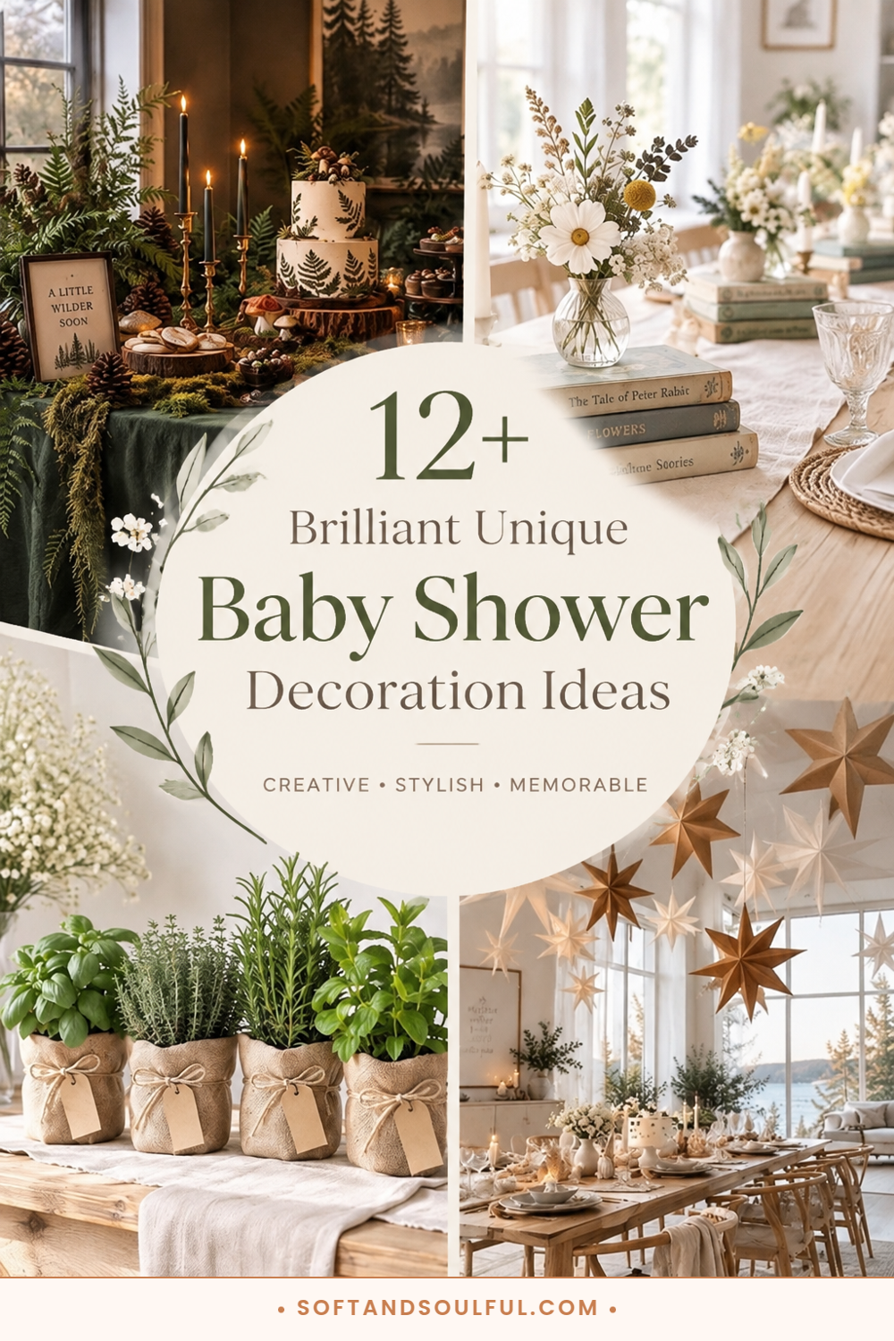 12+ Brilliant Unique Baby Shower Decoration Ideas
