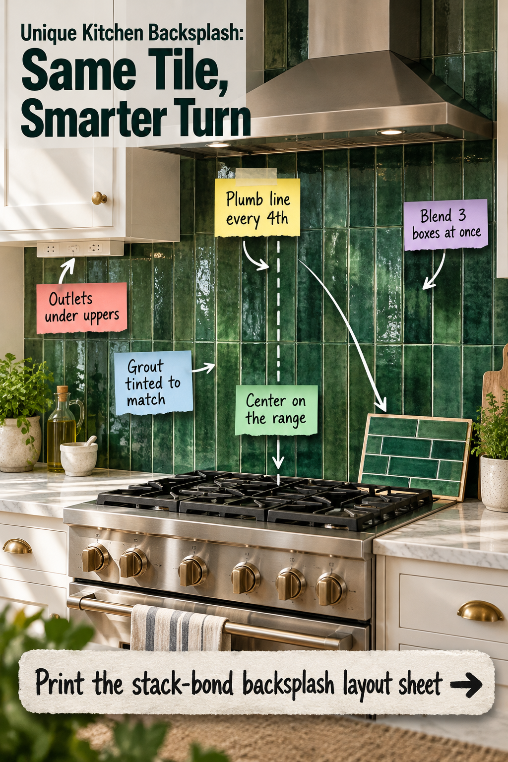 Vertical Stack Bond Backsplash: A Smarter Tile Layout Guide
