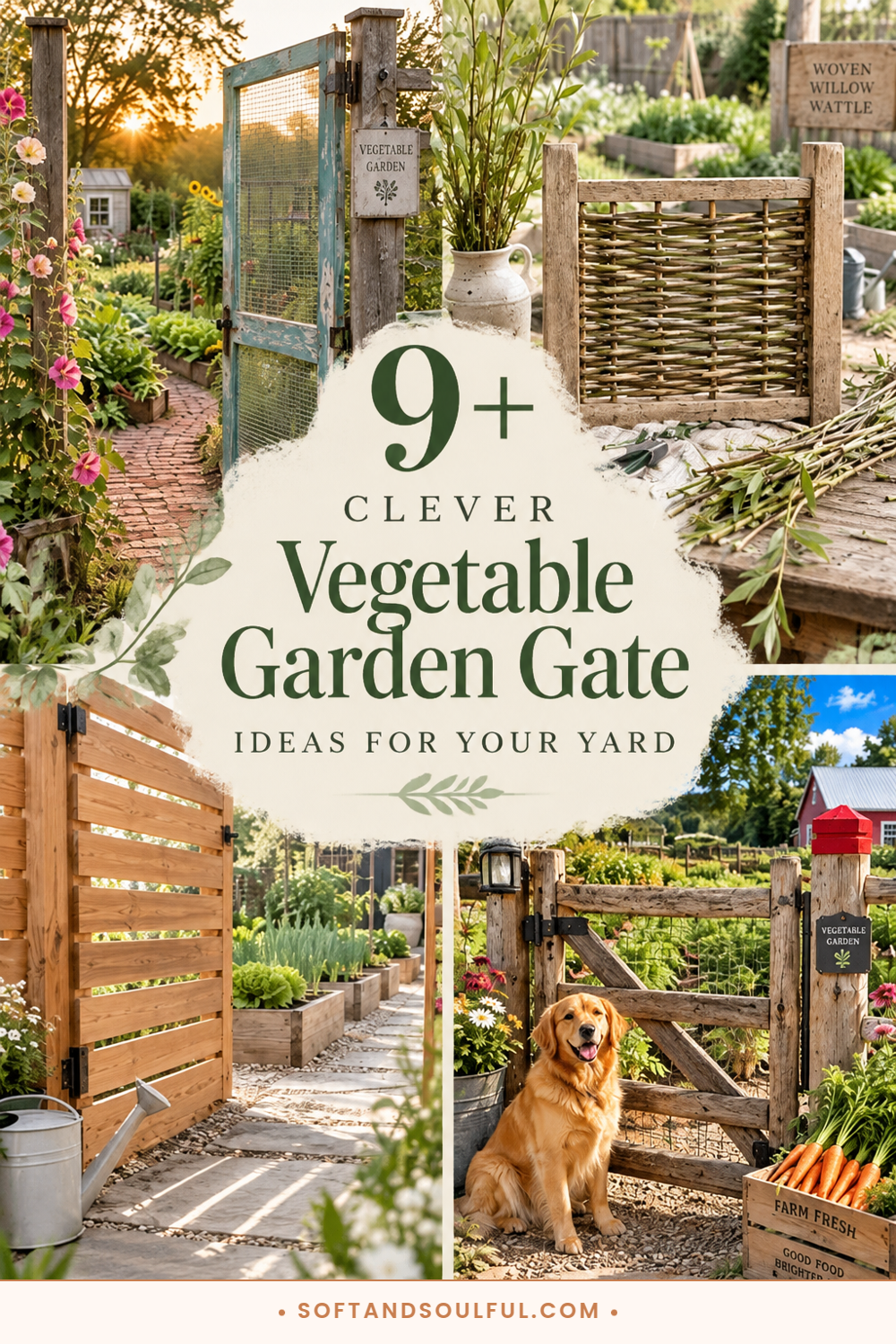 9+ Clever Vegetable Garden Gate Ideas for Your Yard