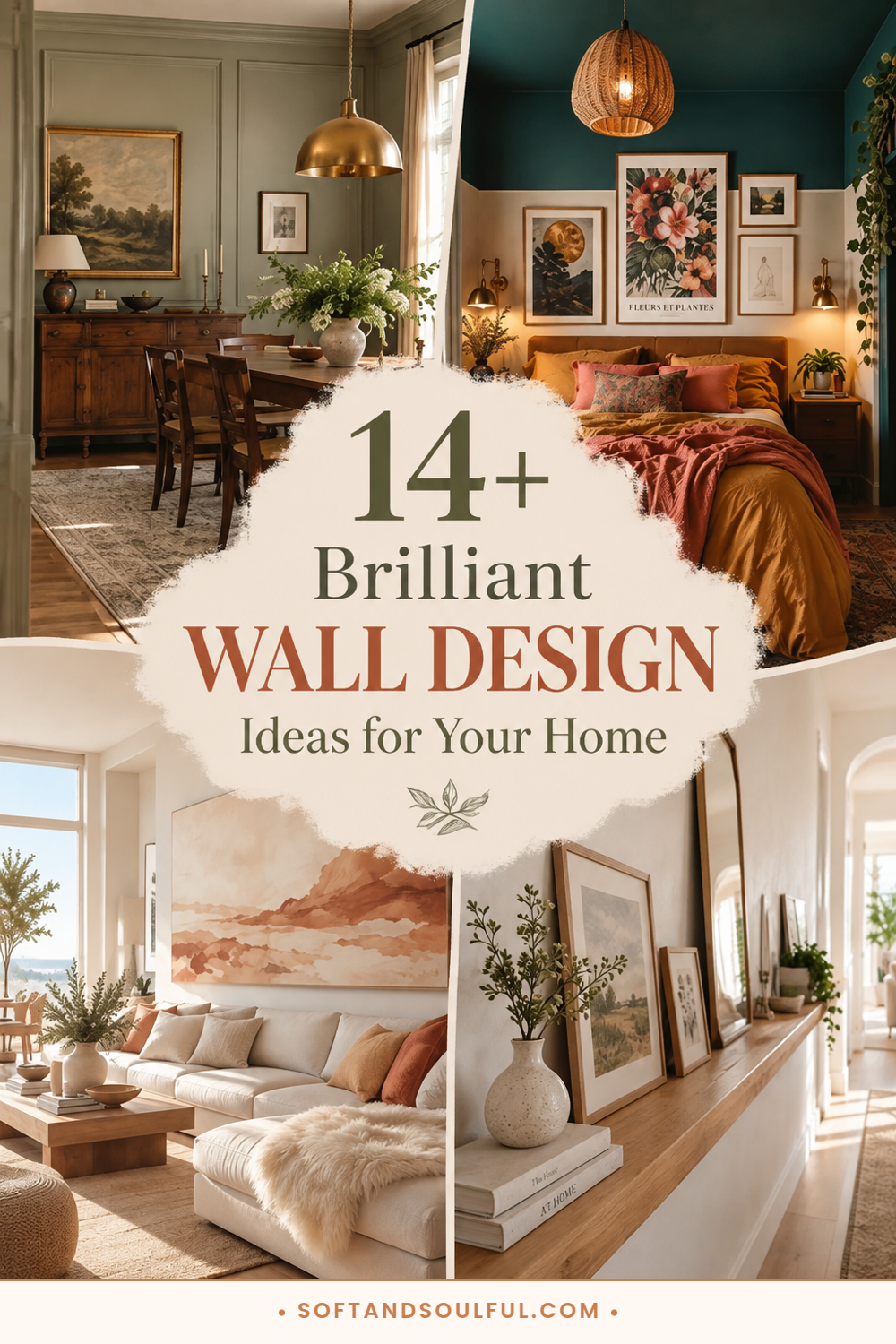 14+ Brilliant Wall Design Ideas for Your Home