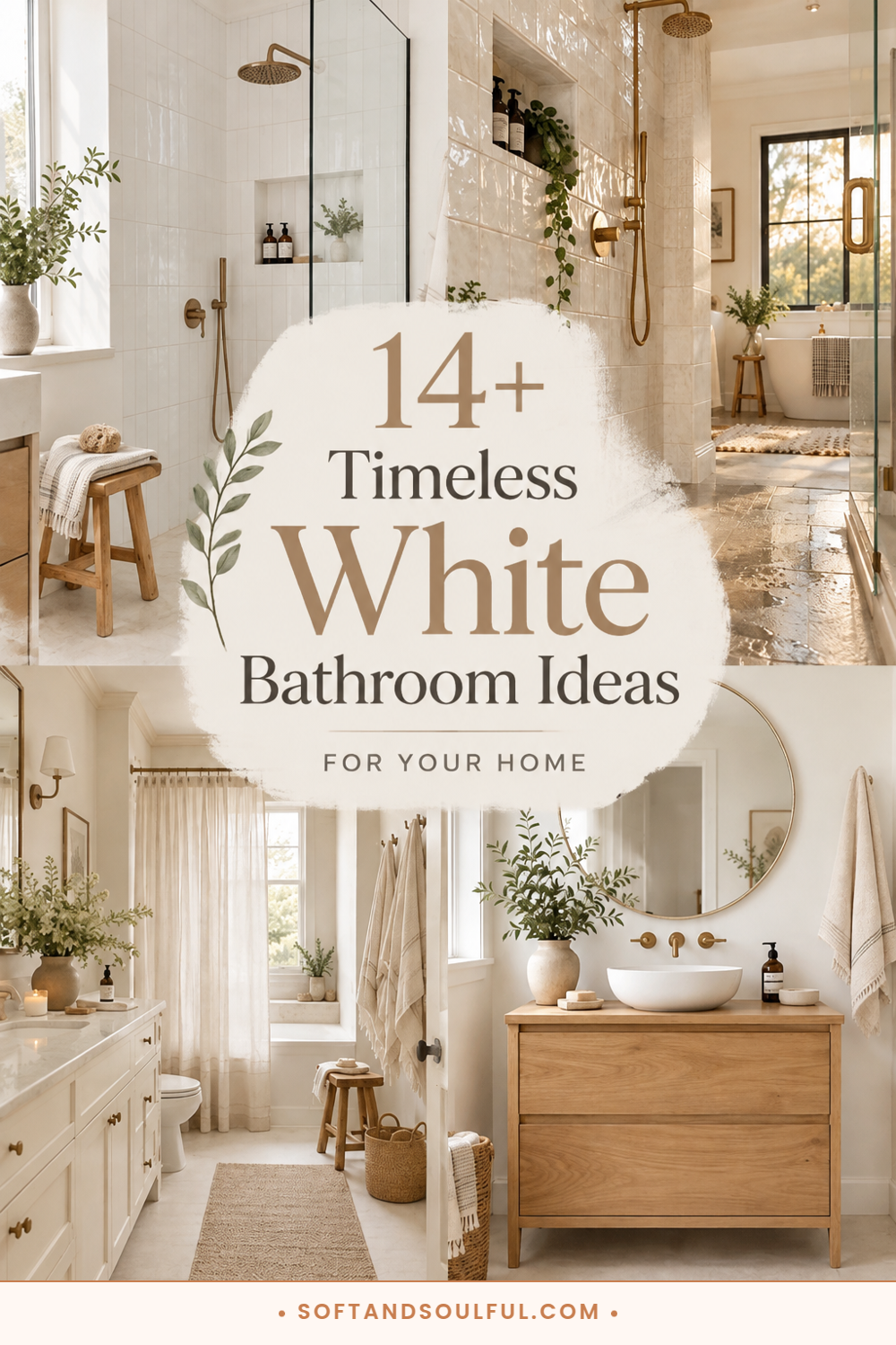 14+ Timeless White Bathroom Ideas for Your Home