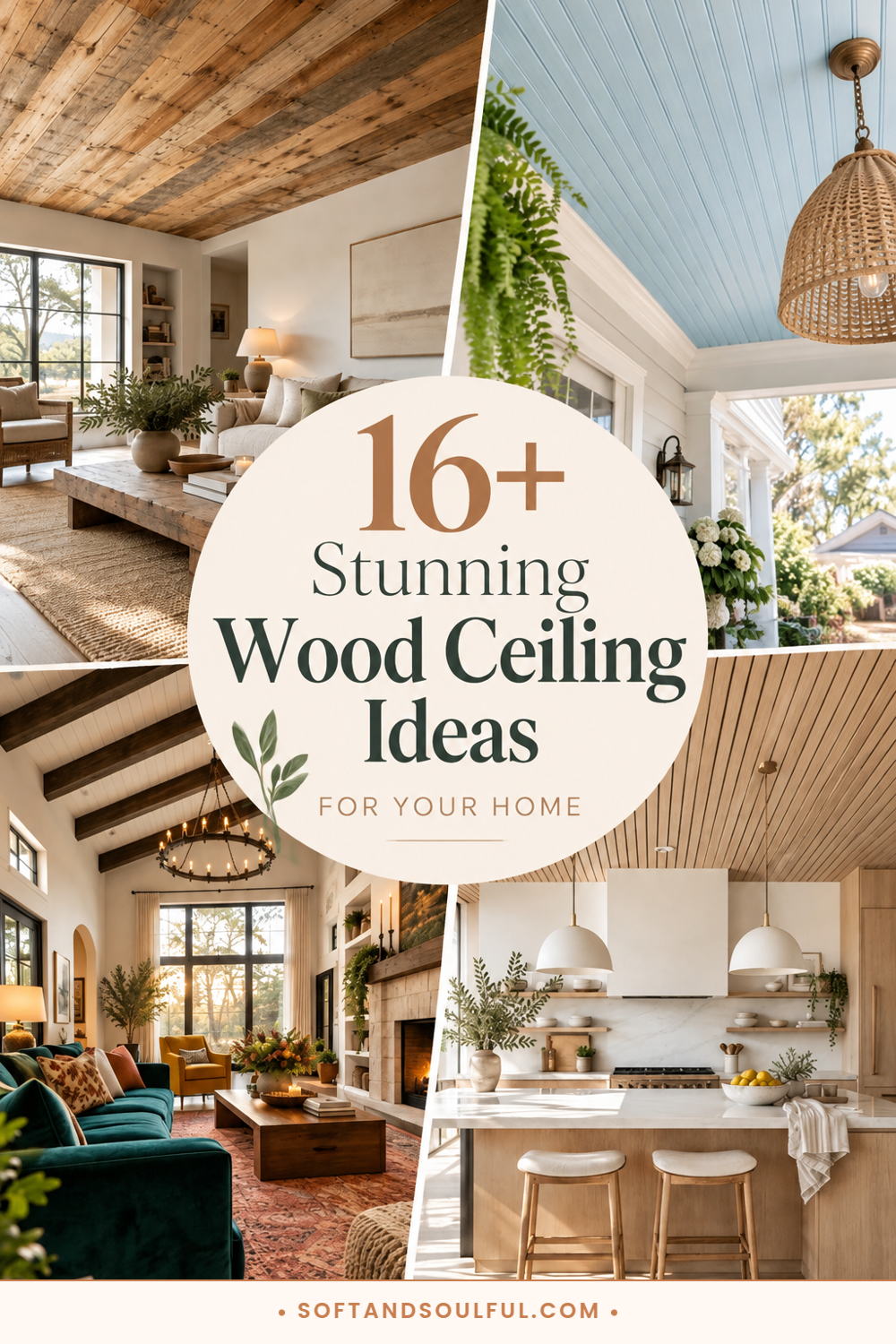 16+ Stunning Wood Ceiling Ideas for Your Home