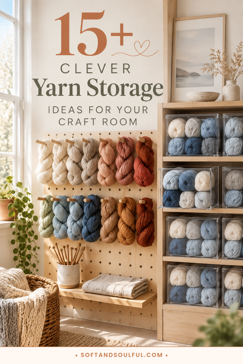15+ Clever Yarn Storage Ideas for Your Craft Room